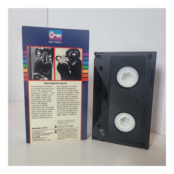 Return of the fly BETA Tape Betamax (Not VHS) Vincent Price Key Video - Picture 2 of 2
